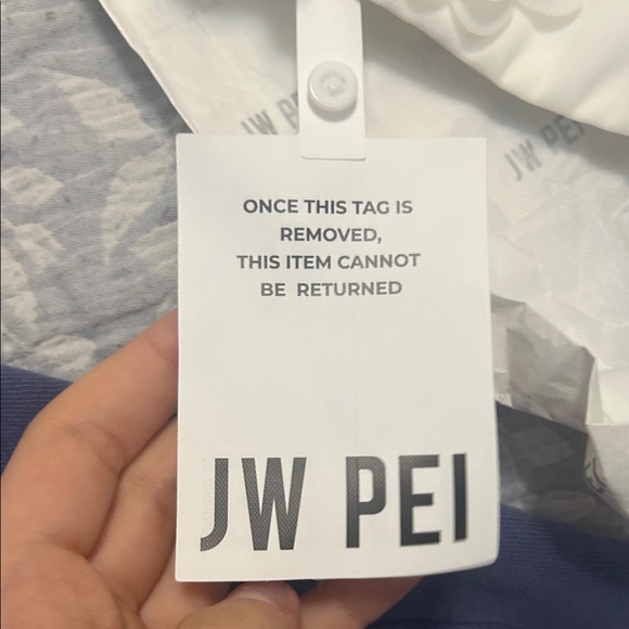 JW PEI White Strapless Mini Dress with Floral Details - Picture 4 of 6